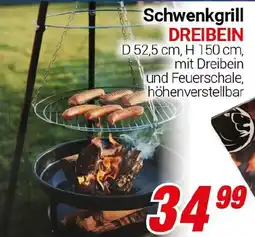 CENTERSHOP Schwenkgrill DREIBEIN Angebot