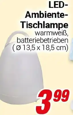 CENTERSHOP LED- Ambiente- Tischlampe Angebot