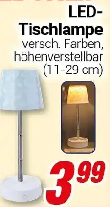 CENTERSHOP LED- Tischlampe Angebot
