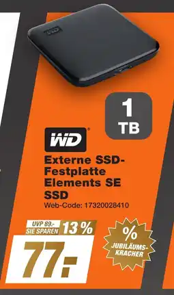 K+B Expert WD Externe SSD- Festplatte Elements SE SSD Angebot