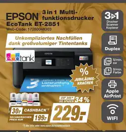 K+B Expert EPSON funktionsdrucker EcoTank ET-2851 Angebot