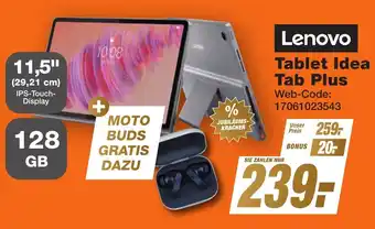 K+B Expert Lenovo Tablet Idea Tab Plus Angebot