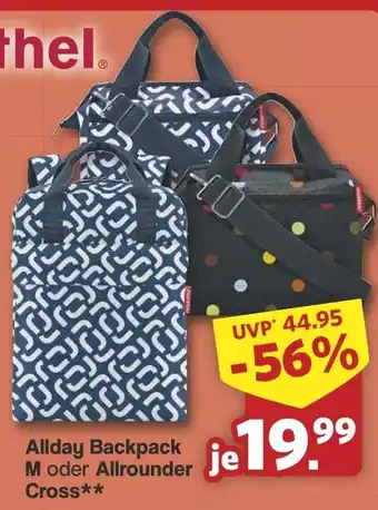 Famila Nord West reisenthel Allday Backpack M oder Allrounder Cross Angebot