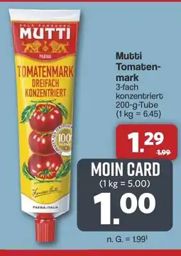 Famila Nord West MUTTI Tomatenmark Angebot