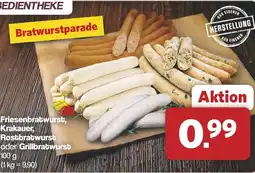 Famila Nord West Friesenbratwurst, Krakauer, Rostbratwurst oder Grillbratwurst Angebot