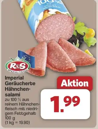 Famila Nord West R&S SPEZIALITATEN Imperial Geräucherte Hähnchensalami Angebot