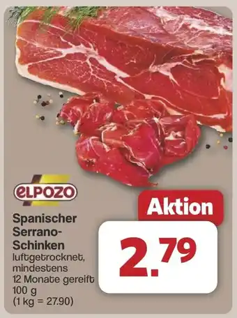 Famila Nord West eLPOZO Spanischer Serrano- Schinken Angebot