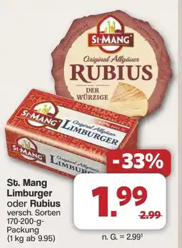 Famila Nord West St. Mang Limburger oder Rubius Angebot