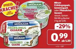 Famila Nord West Milram Frühlingsquark, Gewürzquark oder Pflanzlicher Streich Angebot