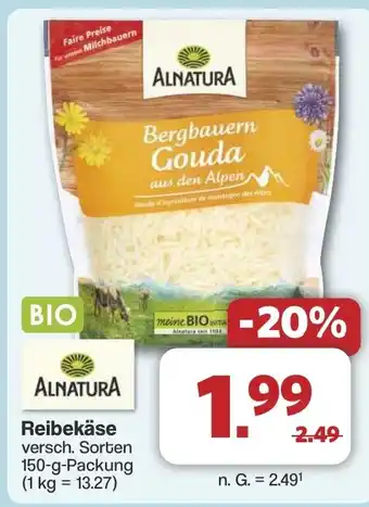 Famila Nord West ALNATURA Reibekäse Angebot