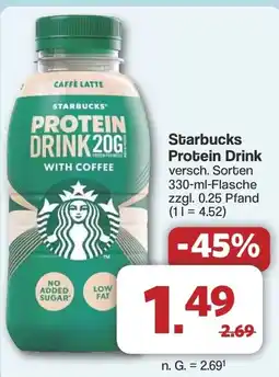 Famila Nord West Starbucks Protein Drink Angebot