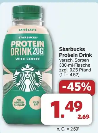 Famila Nord West Starbucks Protein Drink Angebot