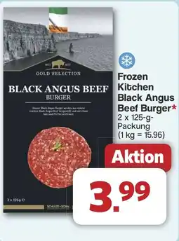 Famila Nord West GOLD SELECTION Frozen Black Angus Beef Burger Angebot