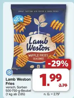 Famila Nord West Lamb Weston Fries Angebot