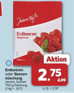 Famila Nord West Jeden Tag Erdbeeren oder Beeren- mischung Angebot