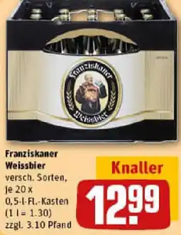 REWE Franziskaner Weissbier Angebot