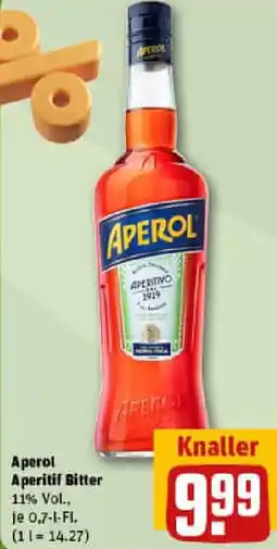 REWE Aperol Aperitif Bitter Angebot