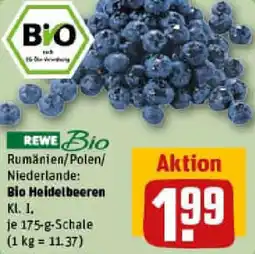 REWE Bio Heidelbeeren Angebot