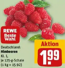 REWE Himbeeren Angebot