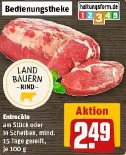 REWE Entrecôte Angebot