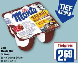 REWE Zott Monte Maxi Schoko Angebot