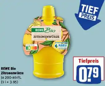REWE REWE Bio Zitronenwürze Angebot