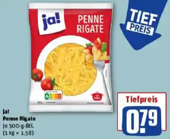 REWE ja! Penne Rigate Angebot