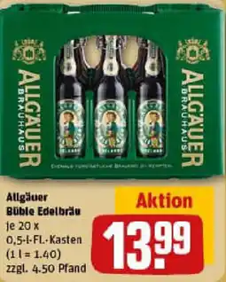 REWE Allgäuer Büble Edelbräu Angebot