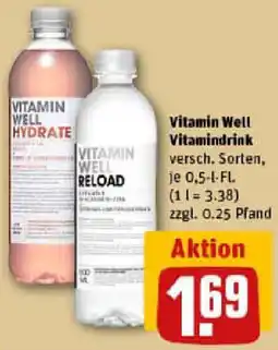 REWE Vitamin Well Vitamindrink Angebot