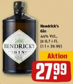 REWE Hendrick's Gin Angebot