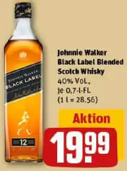 REWE Johnnie Walker Black Label Blended Scotch Whisky Angebot