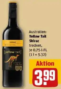 REWE Yellow Tail Shiraz Angebot