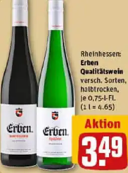 REWE Erben Qualitätswein Angebot
