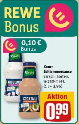 REWE Knorr Schlemmersauce Angebot
