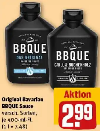 REWE Original Bavarian BBQUE Sauce Angebot