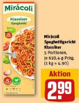 REWE Miracoli Spaghettigericht Klassiker Angebot