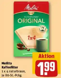 REWE Melitta Kaffeefilter Angebot