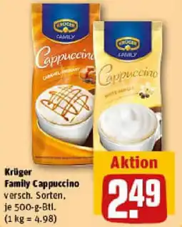 REWE Krüger Family Cappuccino Angebot