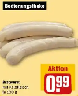 REWE Bratwurst Angebot
