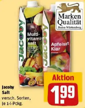 REWE Jacoby Saft Angebot