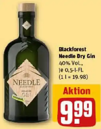 REWE Blackforest Needle Dry Gin Angebot