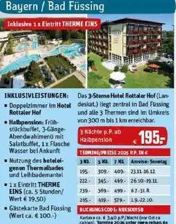 REWE Bayern/Bad Füssing Angebot