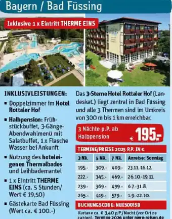 REWE Bayern/Bad Füssing Angebot
