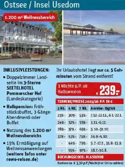 REWE Ostsee / Insel Usedom Angebot
