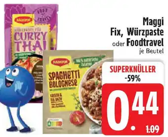 Edeka Maggi Fix, Würzpaste oder Foodtravel Angebot