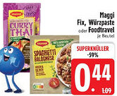 Edeka Maggi Fix, Würzpaste oder Foodtravel Angebot