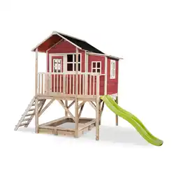 Netto Marken-Discount EXIT Loft 550 Holzspielhaus - rot Angebot