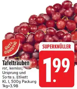 Edeka Gut & Günstig Tafeltrauben Angebot