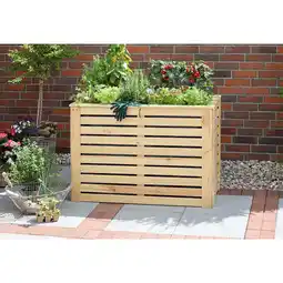 toom Baumarkt Promadino Hochbeet 'Katrin' Holz naturbelassen 118 x 80 x 57 cm Angebot