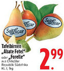 Edeka SanLucar Tafelbirnen „Abate Fetel" oder Forelle Angebot